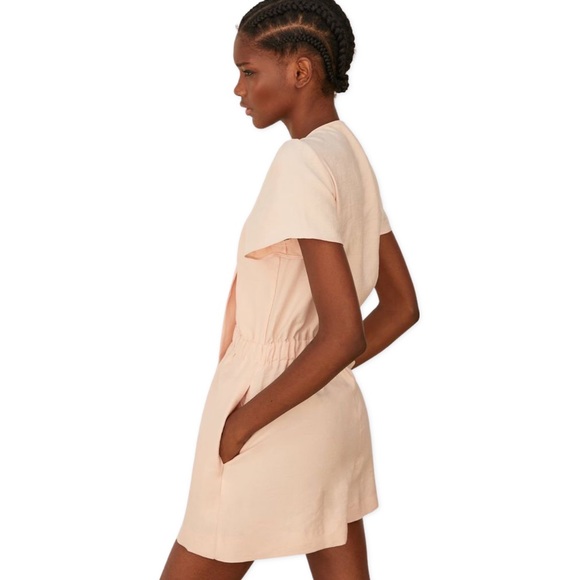 Zara Jumpsuit/Romper With Tie - Picture 4 of 9